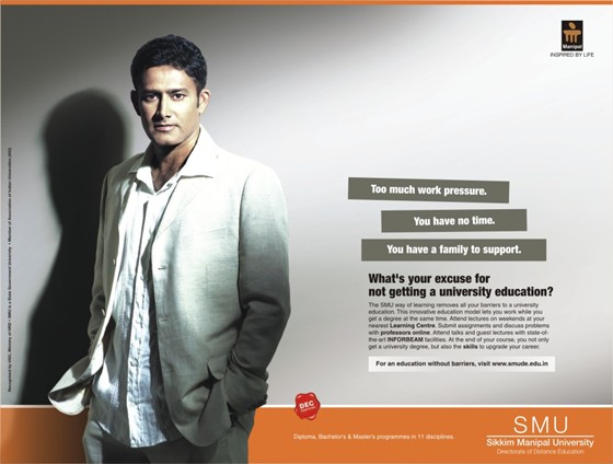 Print Design: manipal campaign