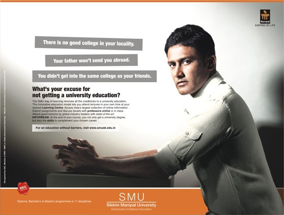 Print Design: manipal campaign
